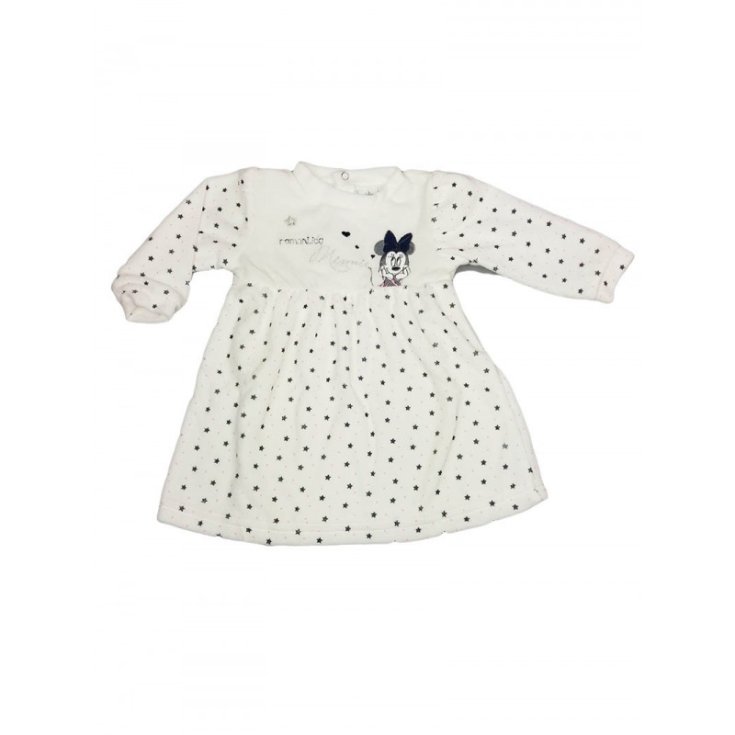 Dress dress chenille dress baby girl Disney baby Minnie cream 9 m