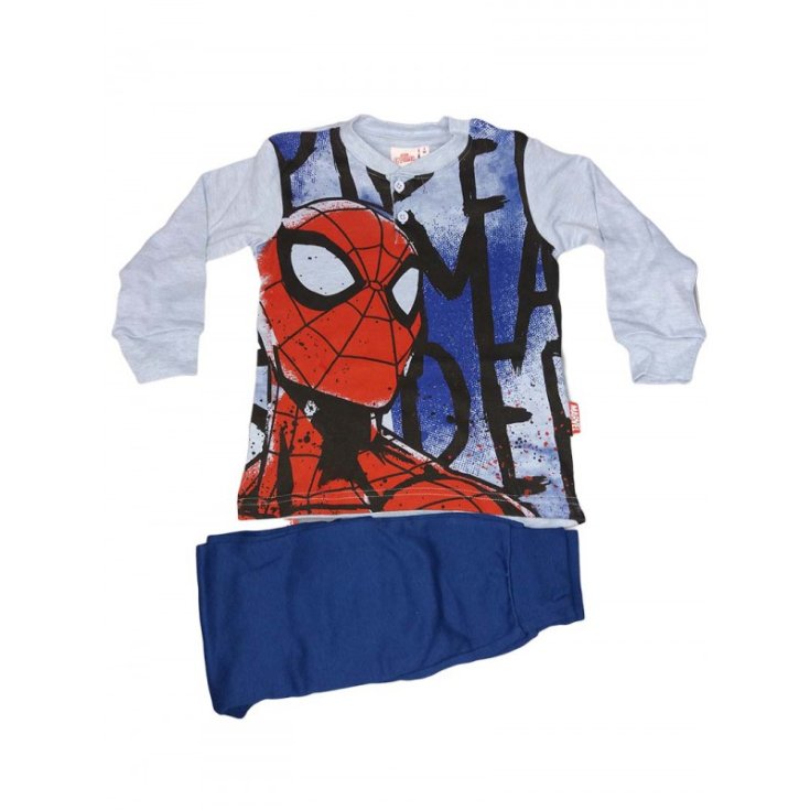 Spiderman blue sky blue sky blue 4A baby boy t-shirt pajamas