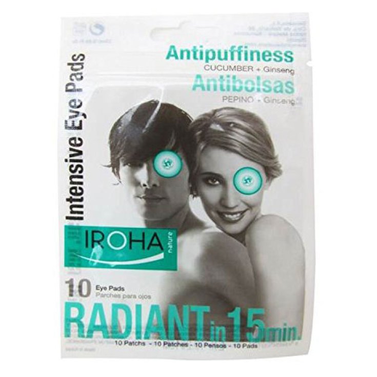 Iroha Nature Antipuffiness Intensive Eye Pads 10 pcs.