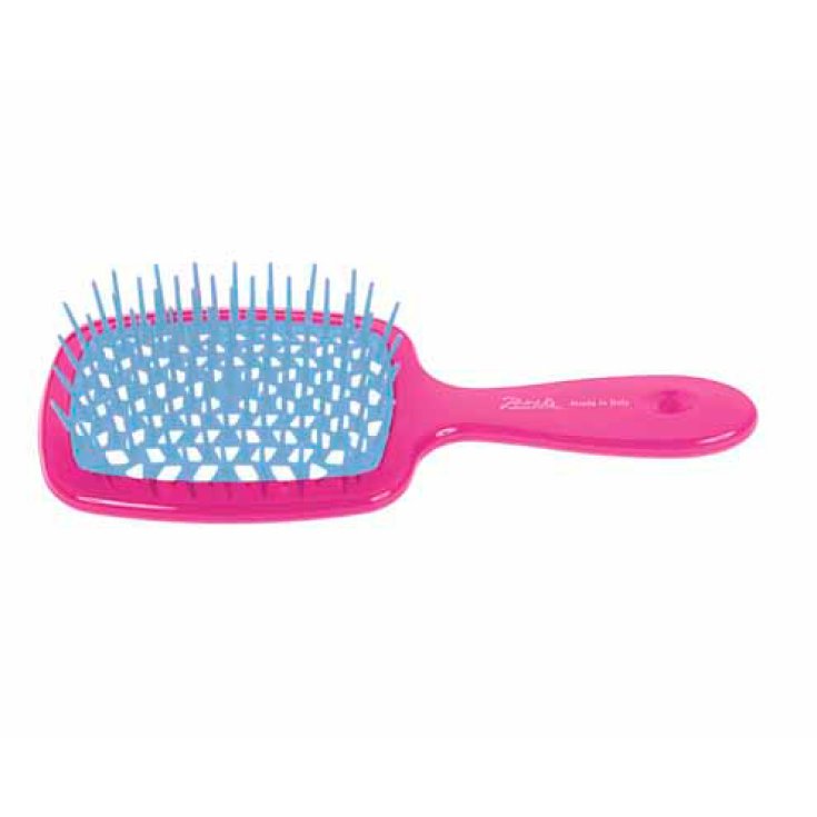 Janeke Superbrush Brush Two-tone pink blue