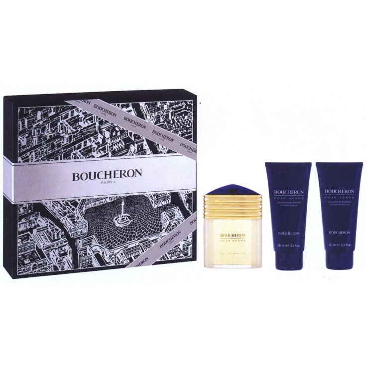 Boucheron Homme Eau De Parfum Spray 100ml Set 3 Parts 2019