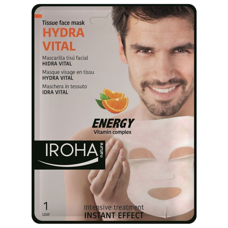 Iroha Nature Hydra Vital Face Mask In Vitamin C Fabric 1 Unit