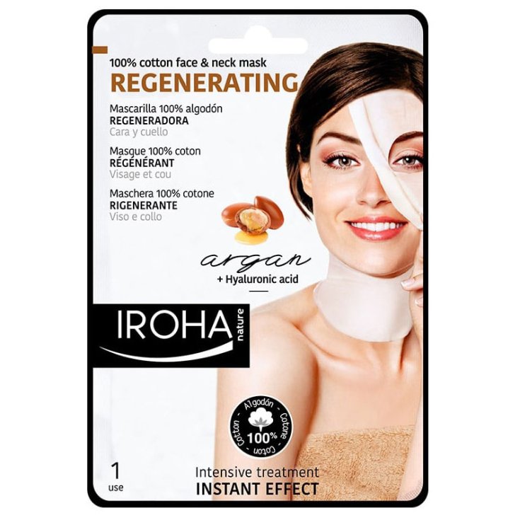 Iroha Nature Regenerating Cotton Face And Neck Argan Oil 1 Unit