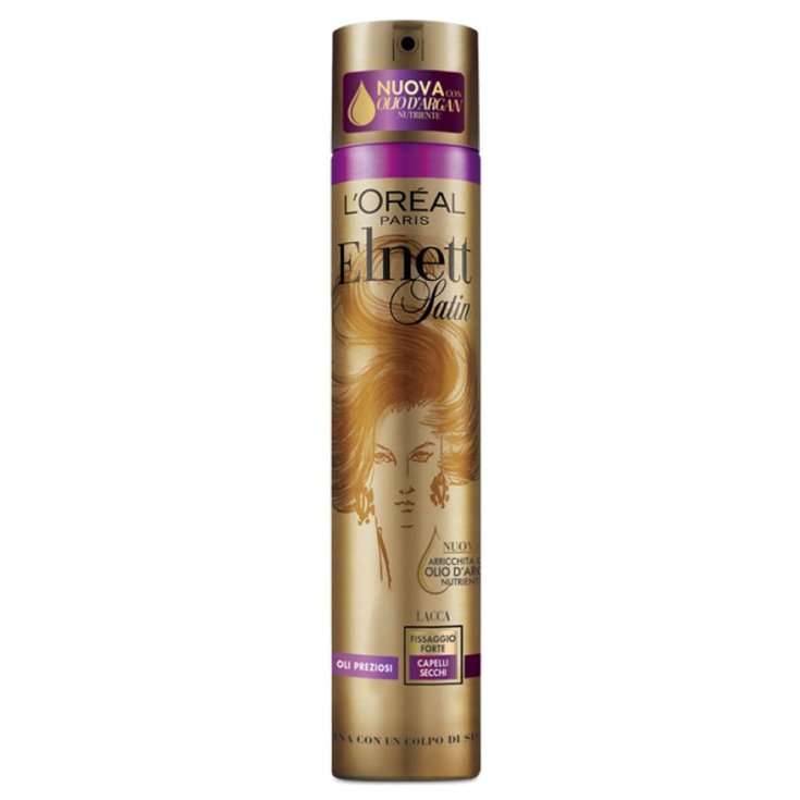 L Oreal Elnett Satin Lacquer Precious Oils Argan 300 ml
