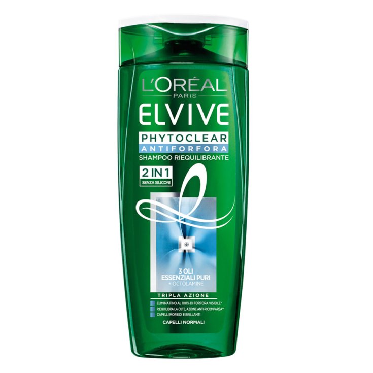 L Oreal Elvive Phytoclear Rebalancing Anti-Dandruff Shampoo 2in1 400 ml