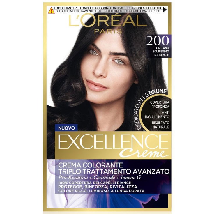 L Oreal Excellence Creme n. 200 very dark natural brown