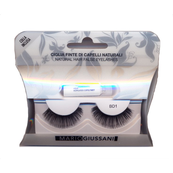Mario Giussani Natural Hair False Eyelashes cod. BD1 black