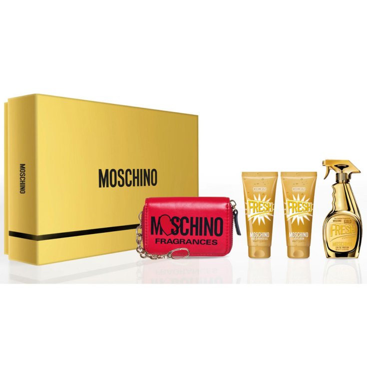 Moschino Fresh Couture Gold Eau De Parfum Spray 50ml Set 4 Parts 2018