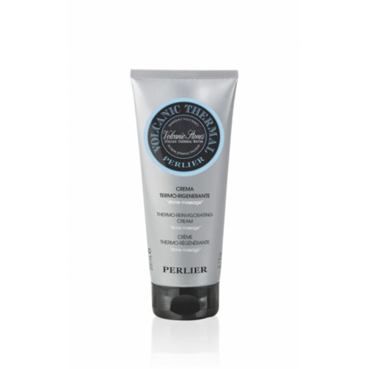 Perlier Volcanic Thermal Thermo-Regenerating Cream - Stone Massage - 200 ml