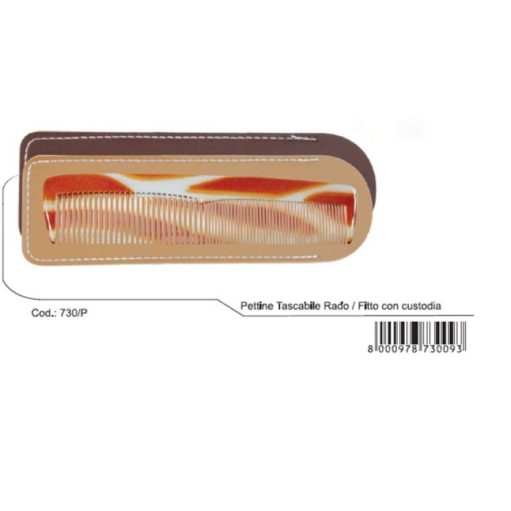 Guenzani superior pocket comb with case art.730P