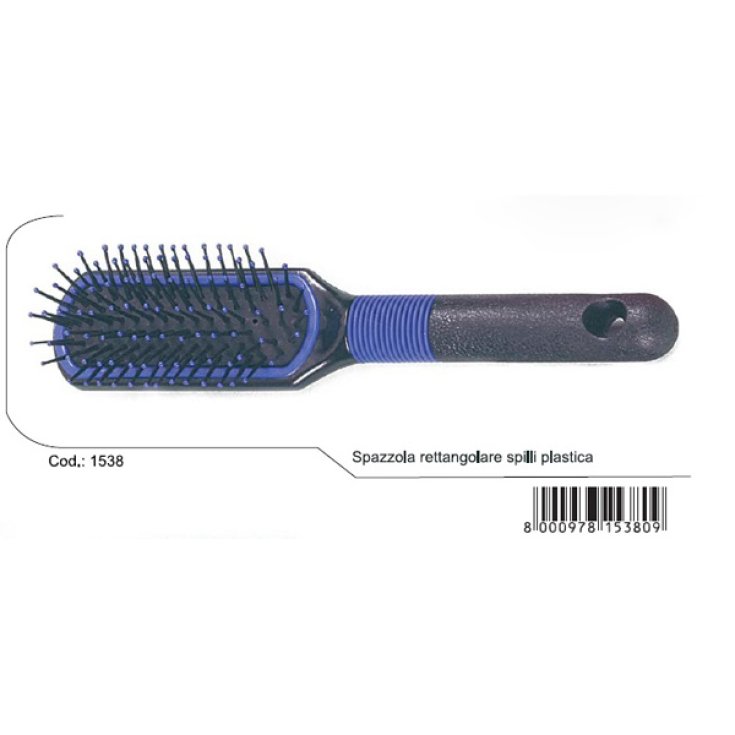 Guenzani superior rectangular brush with plastic pins art. 1538 Guenzani superior rectangular brush with plastic pins art. 1538