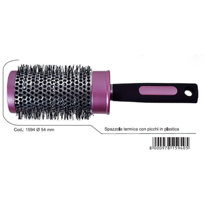 Guenzani superior thermal brush with plastic tips art. 1594