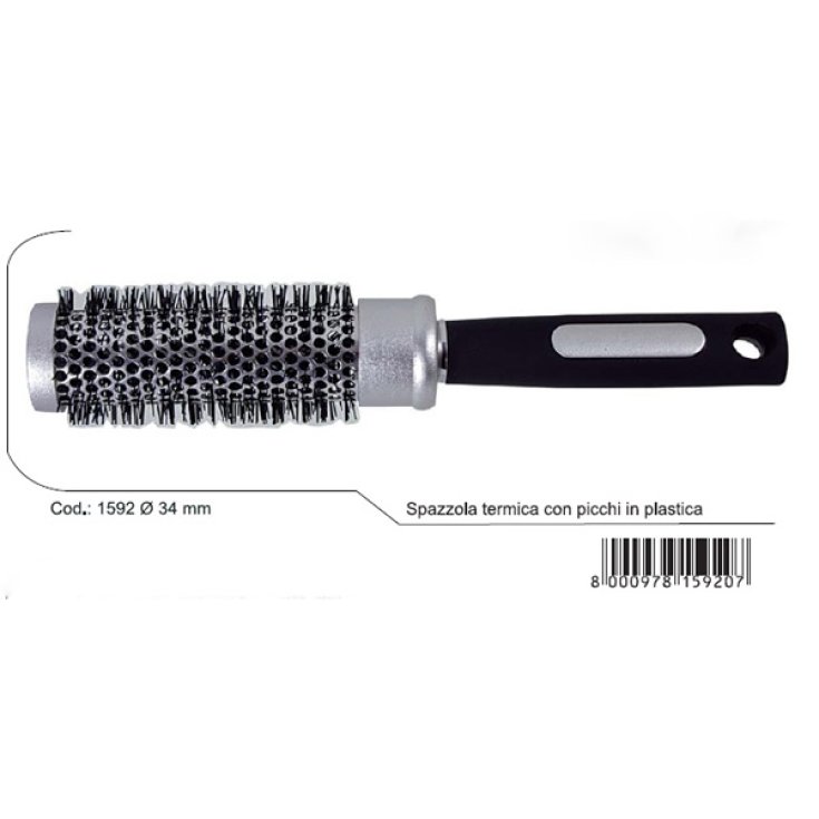 Guenzani superior thermal brush with plastic segments art. 1592 Guenzani superior thermal brush with plastic segments art. 1592