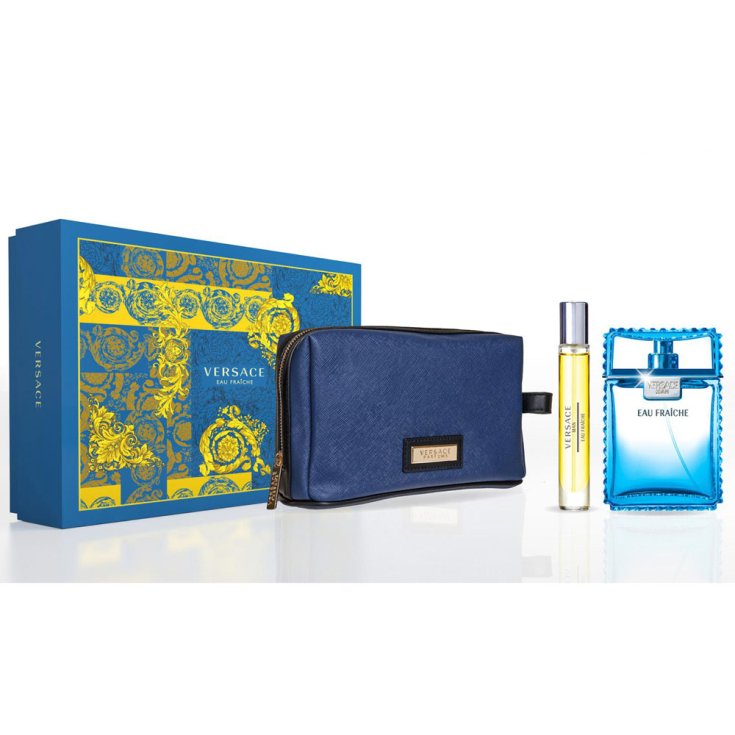 Versace Eau Fraîche Eau De Toilette Spray 100ml Set 3 Parts 2018