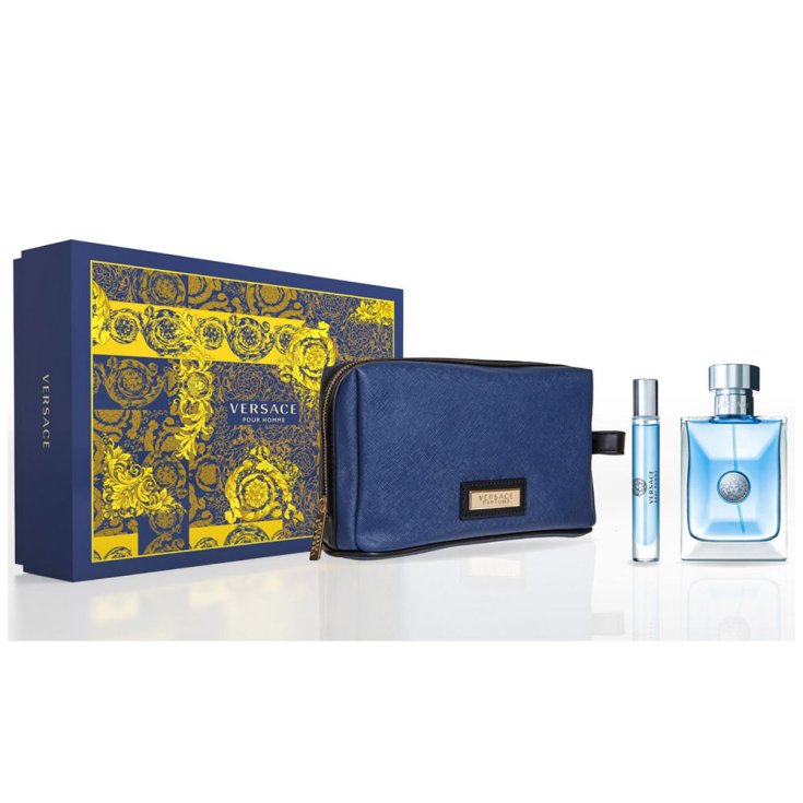 Versace Pour Homme Eau De Toilette Spray 100ml Set 3 Parts 2018