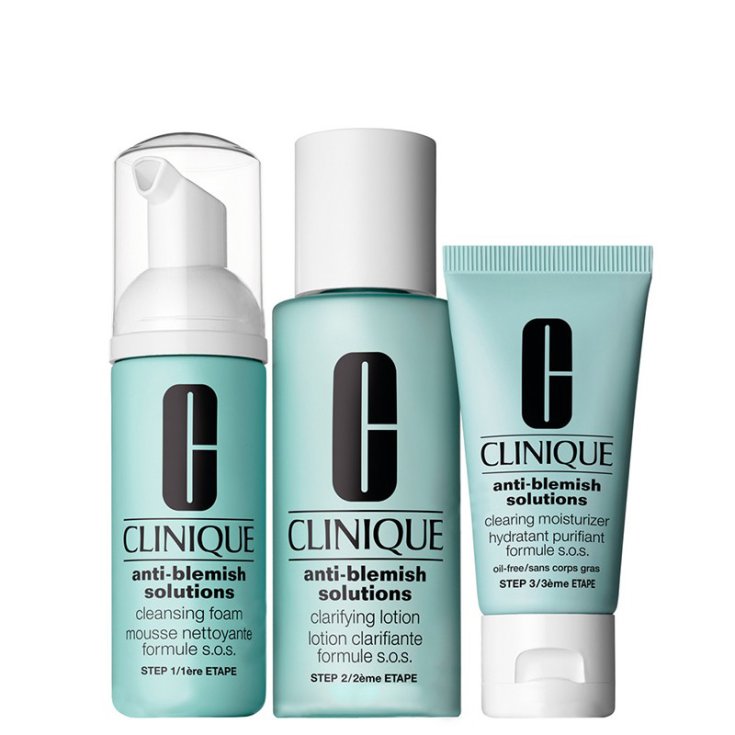 Clinique 3 Step System Anti - Blemish Solutions Clear Skin System 30 ml for skin with rashes Clinique 3 Step System Anti - Blemish Solutions Clear Skin System 30 ml for skin with rashes