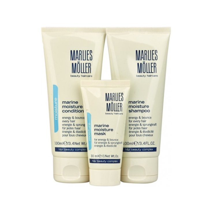 Marlies Moller Marine Moisture Shampoo 100ml Set 3 Parts 2018