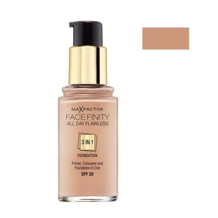 Max Factor Face Finity All Day Flawless 3 In 1 Foundation 77 Soft Honey