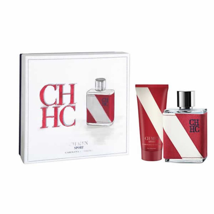 Carolina Herrera Ch Men Sport Eau De Toilette Spray 100ml Set 2 Parts Carolina Herrera Ch Men Sport Eau De Toilette Spray 100ml Set 2 Parts