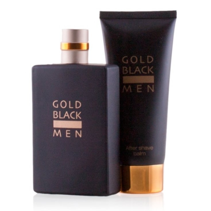 Gold Black Eau De Toilette Spray 100ml Set 2 Parts