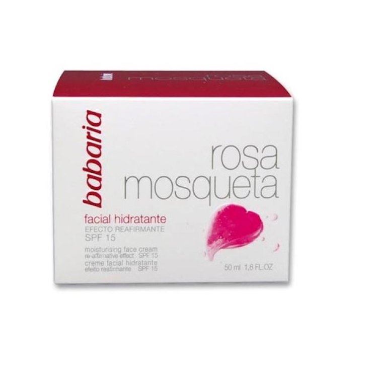 Babaria Face Cream 24 Hour Moisture Rose hip Oil Spf15 50ml Babaria Face Cream 24 Hour Moisture Rose hip Oil Spf15 50ml