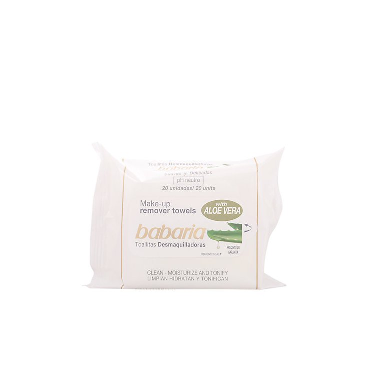 Babaria Aloe Vera Cleansing Wipes 20unt Babaria Aloe Vera Cleansing Wipes 20unt