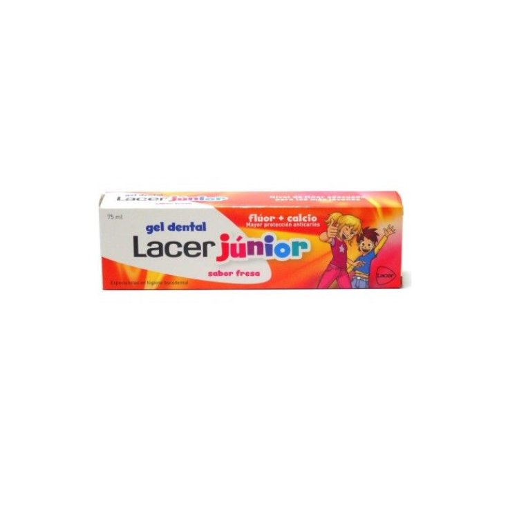 Lacer Junior Gel 75ml Strawberry
