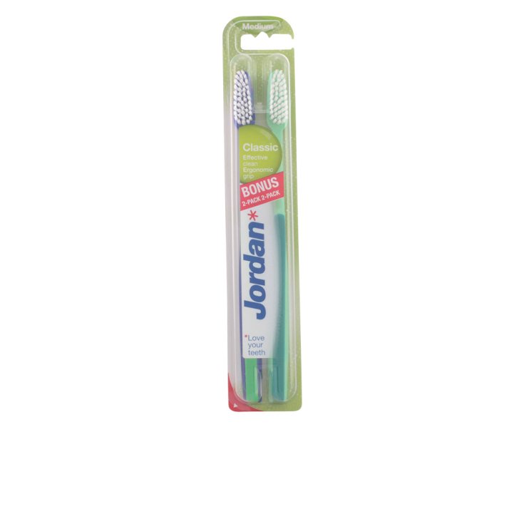 Jordan Classic Toothbrush Medium 2 Units