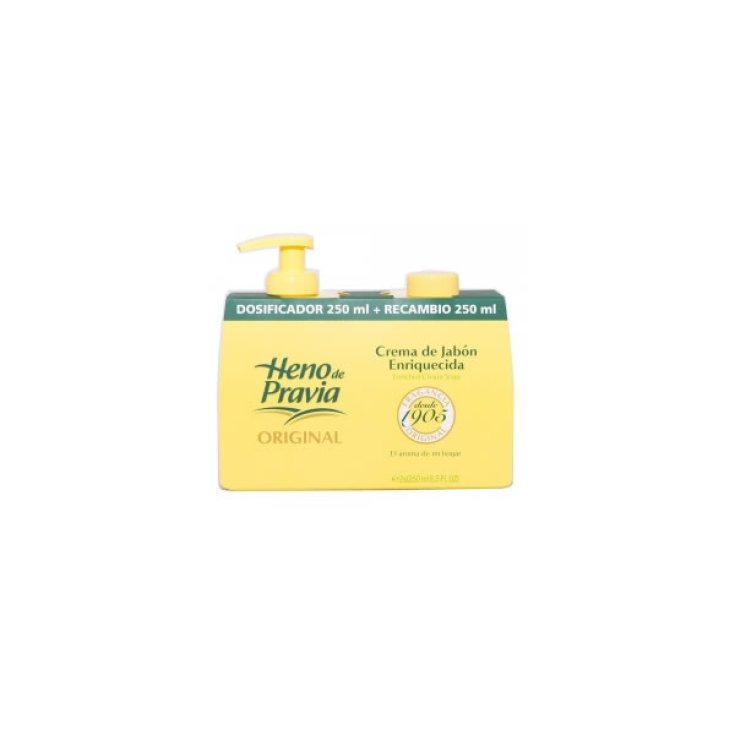 Heno De Pravia Liquid Soap 250ml + Replacement 250ml