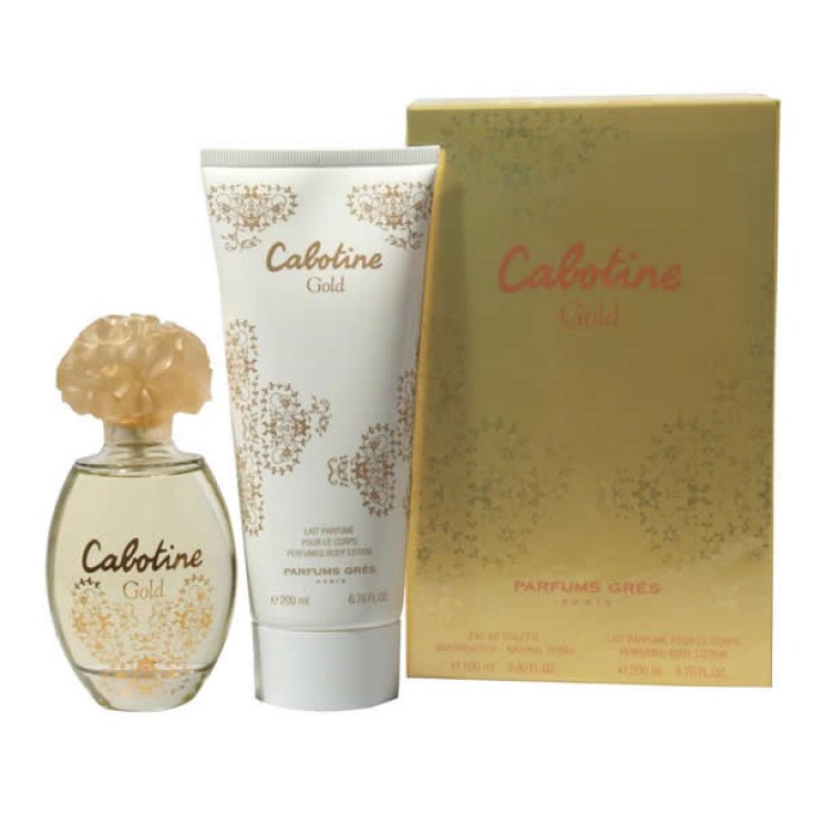 Gres Cabotine Gold Eau De Toilette Spray 100ml Set 2 Parts
