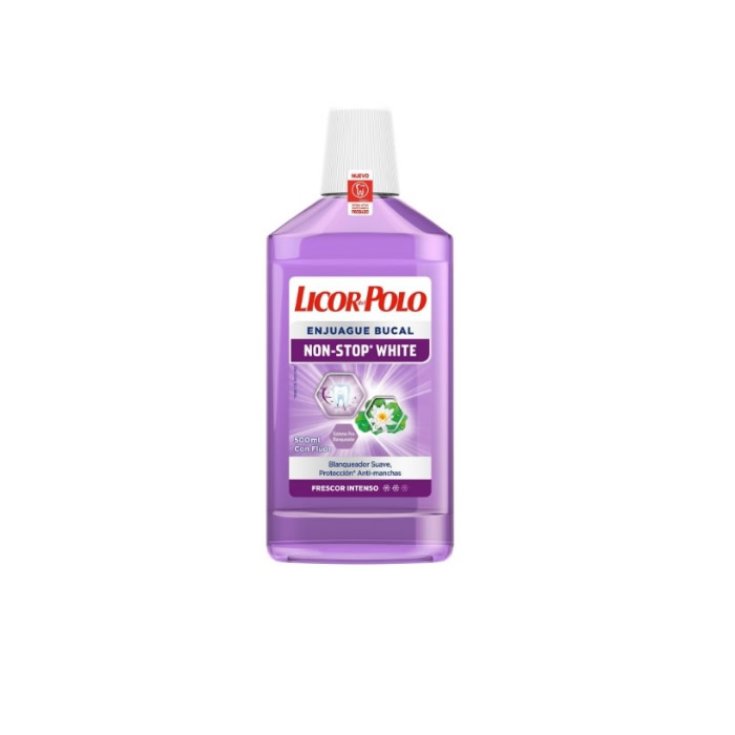 Licor Del Polo Non Stop White Mouthwash 500ml