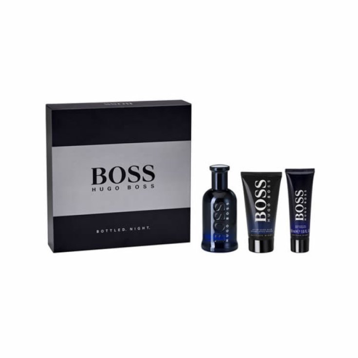Hugo Boss Bottled Night Eau De Toilette Spray 100ml Set 3 Parts 2017