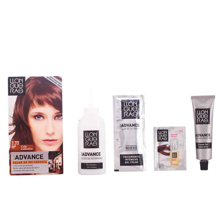 Llongueras Color Advance Hair Color 7,77 Iced Brown