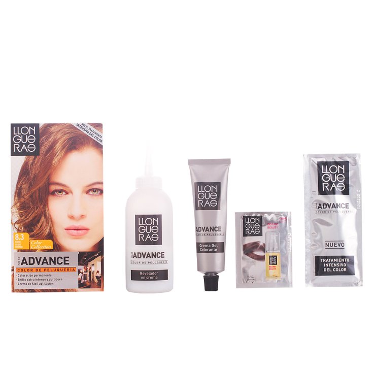 Llongueras Color Advance Hair Color 8,3 Golden Light Blond