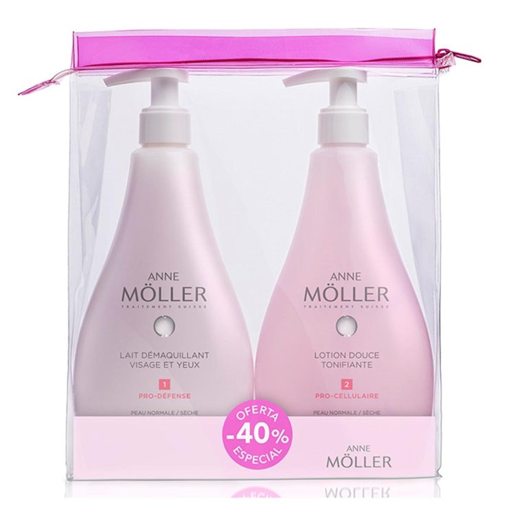 Anne Moller Makeup Remover Lotion Normal To Dry Skin 400ml Set 2 Parts