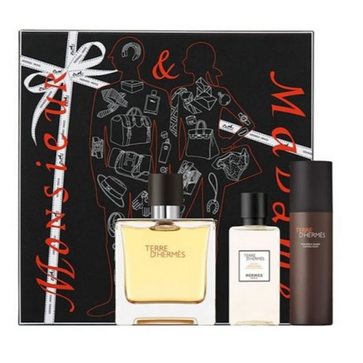 Hermes Terre D Hermes Eau De Parfum Spray 75ml Set 3 Parts