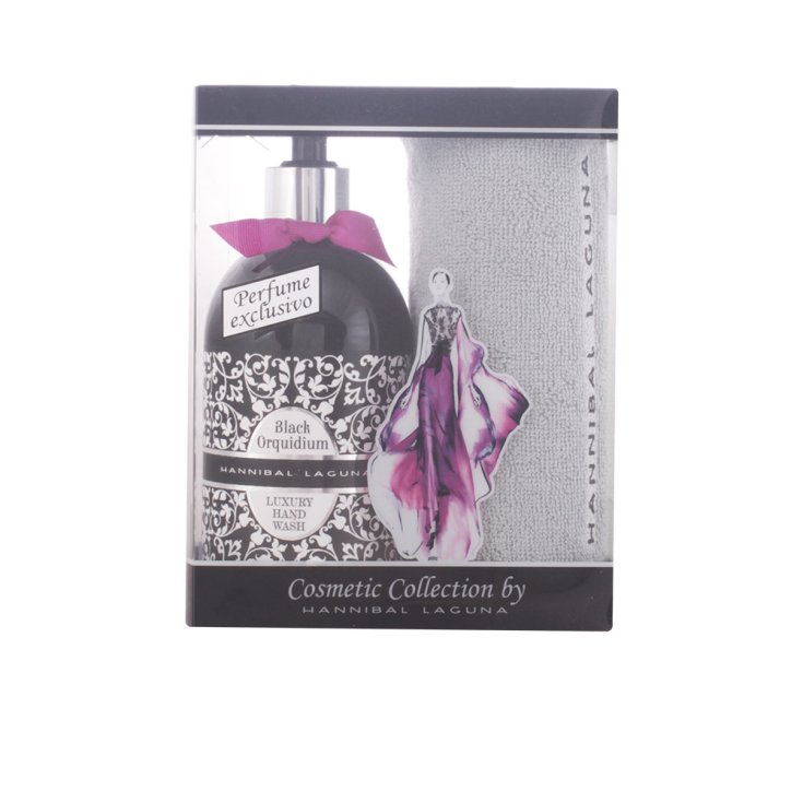 Hannibal Laguna Black Orquidium Hand Soap 500ml Set 2 Parts