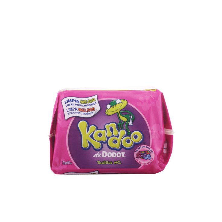 Kandoo Forest Fruit Cleansing Wipes 120 Units