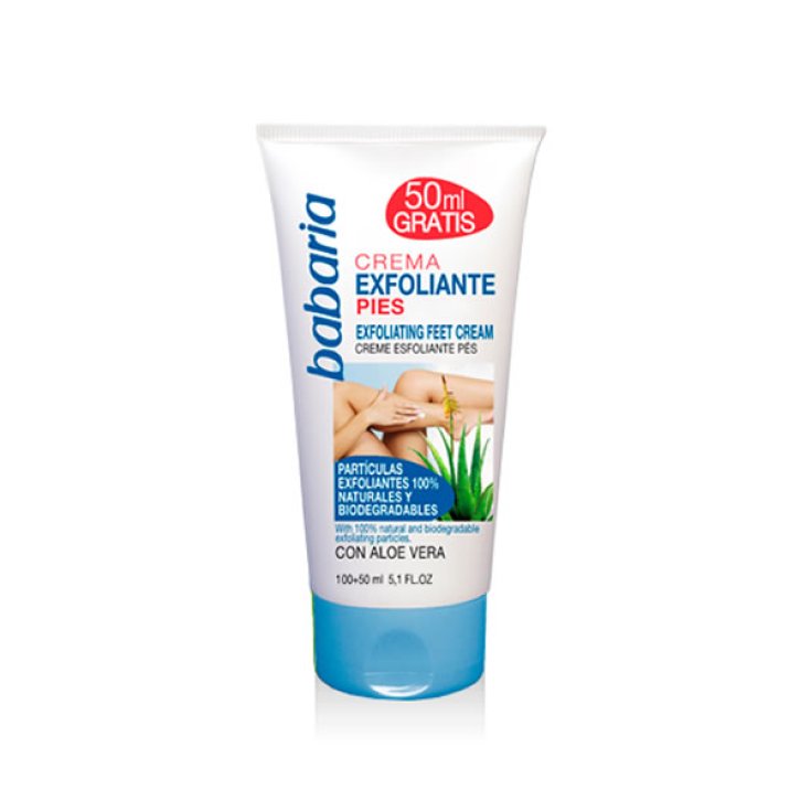 Babaria Exfoliating Feet Cream With Aloe Vera 50ml Babaria Exfoliating Feet Cream With Aloe Vera 50ml