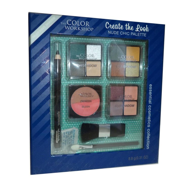 Markwins Glam Girl 12 Eye Shadows + Blush + Eye Pencil + Brushes
