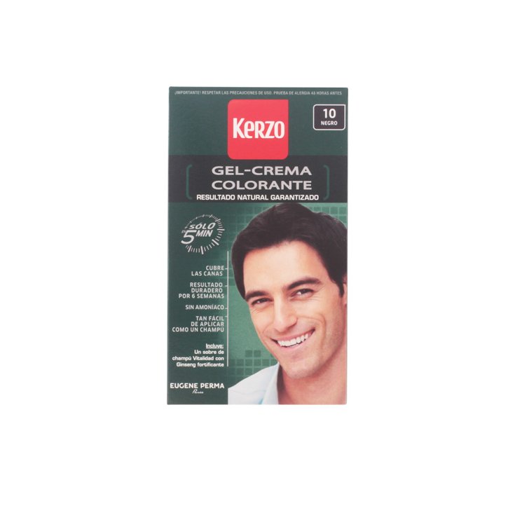 Kerzo Dye For Men Gel Cream Black