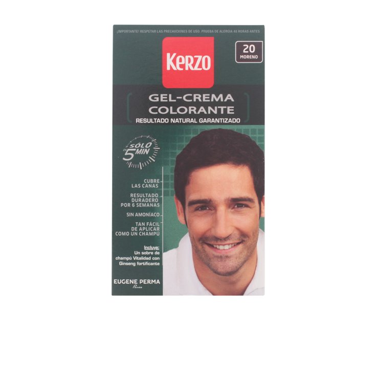 Kerzo Dye For Men Gel Cream Brown