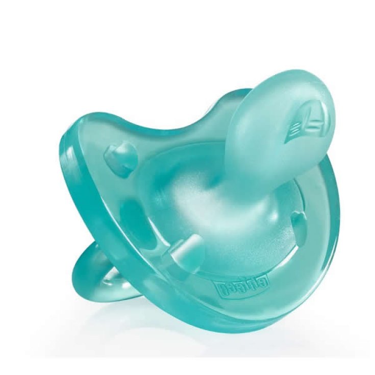 Chicco Physio Soft Soother Rubber Silicone Light Blue 6m + 1 Unit Chicco Physio Soft Soother Rubber Silicone Light Blue 6m + 1 Unit
