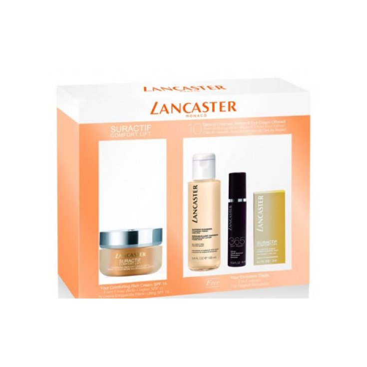 Lancaster Suractif Comfort Lift Nourishing Rich Day Cream Spf15 50ml Set 4 Parts 2016