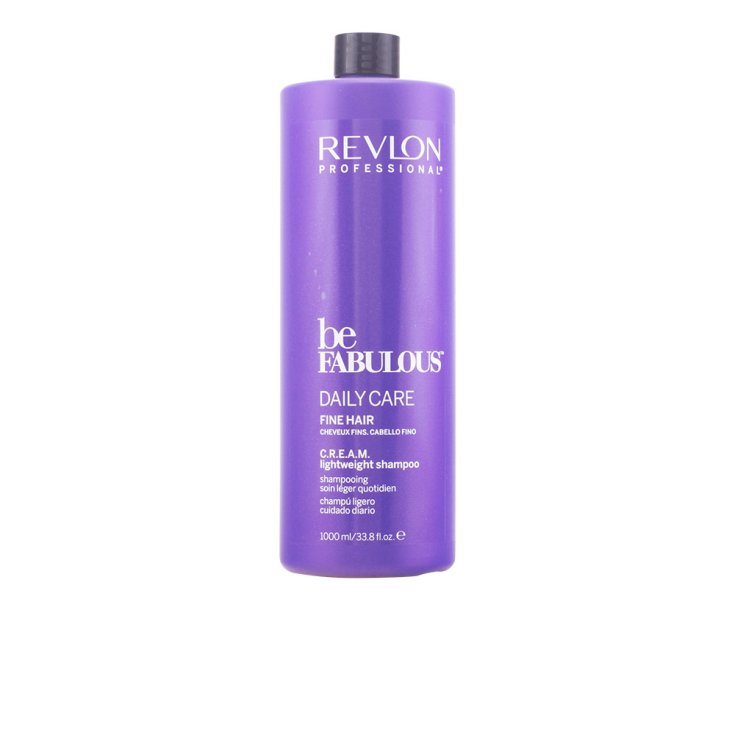 Revlon Be Fabulous Daily Care Normal Shampoo Cream Thin Hair 1000ml