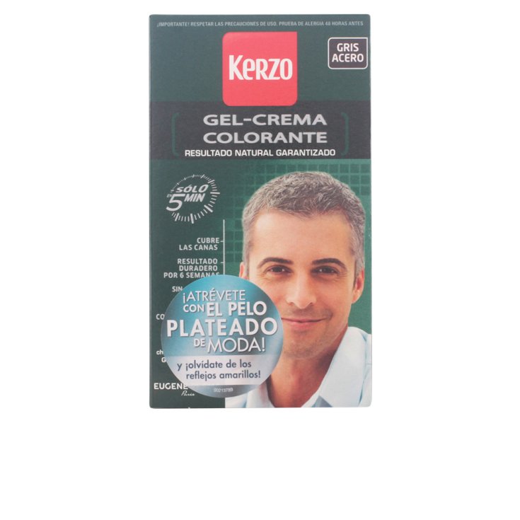 Kerzo Dye For Men Gel Cream Steel Gray