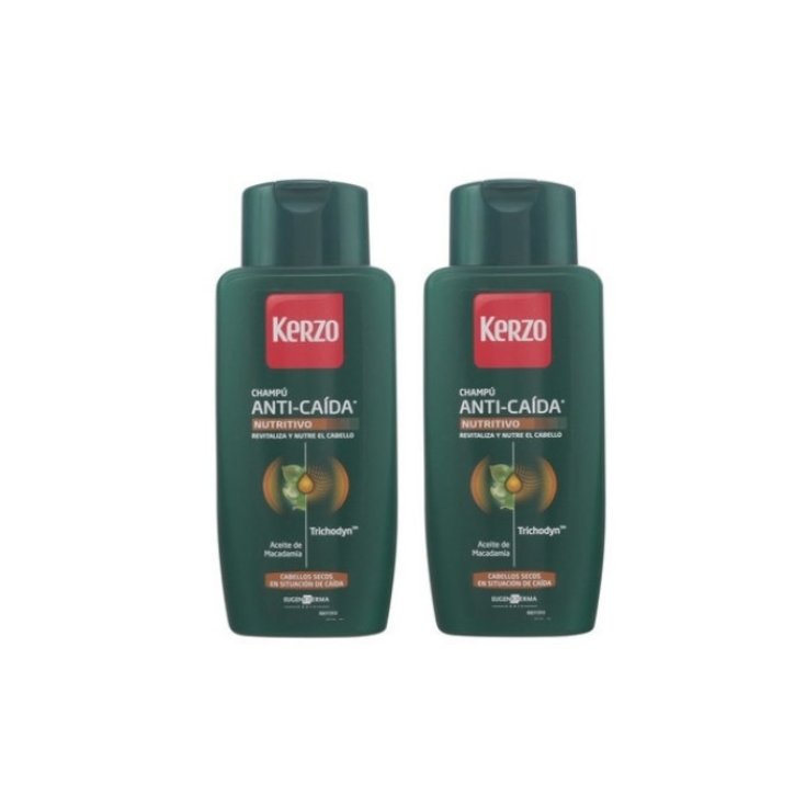 Kerzo Frecuencia Dry Nourishing Anti-Hair Loss Shampoo 400ml Set 2 Parts 2017