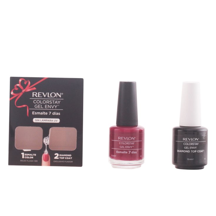 Revlon Color Stay Gel Envy Duo Rojo Flash Color 15ml Set 2 Parts 2017