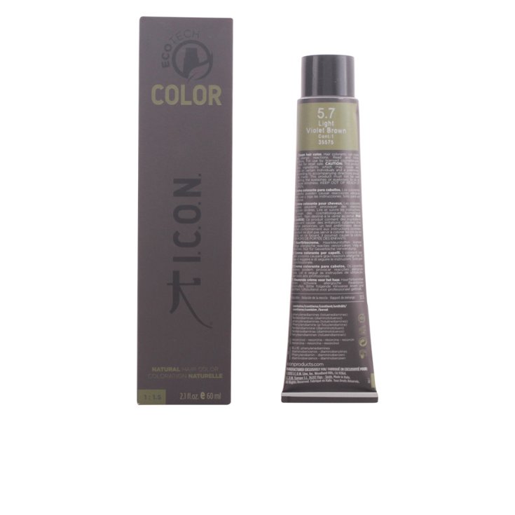 Icon Ecotech Color Natural Hair Color 5.7 Light Violet Brown 60ml