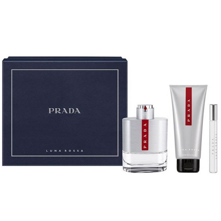 Prada Luna Rossa Eau De Toilette Spray 100ml Set 3 Parts 2017